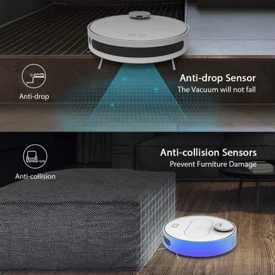 Produktbild von 360 S6 - Staubsauger Roboter- Saug- & Wischroboter + Reinigungstücher - mit intelligenter Navigation - , mit Wischfunktion, 2-in-1 Roboterstaubsauger,Starkleistung Tierhaare und Allergene Optimiert für Teppich & Glattböden Kompatibel mit Alexa und APP-Steuerung