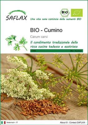 Immagine prodotto di SAFLAX  -- Cumino - 800 semi - Carum