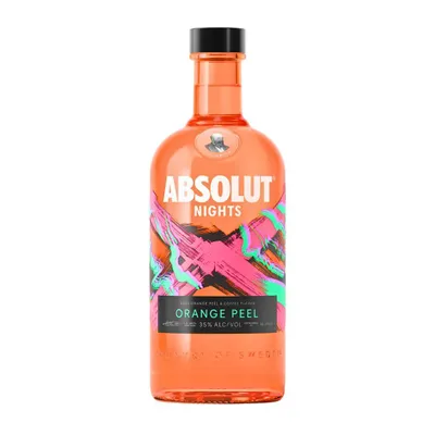 Produktbild von Absolut Vodka Nights Orange Peel Flavoured 0,7L – Limited Edition 2024 - Gereifte Orangenschale & Kaffee – Aromatisierter natürlichen Wodka 35 % Vol