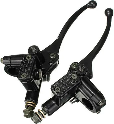 Productafbeelding van 7/8-inch motorfiets stuur, remcilinder en koppelingshendel voor 125cc - rechts