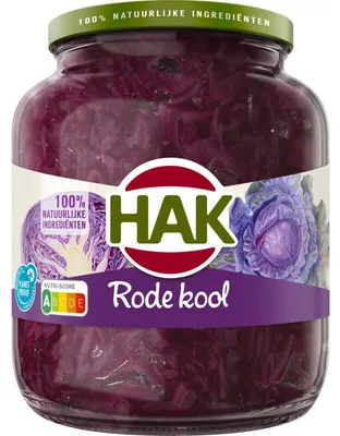 Produktbild von Hak Rote Kohl 700g – Frisch eingelegter Rotkohl, ideal als Beilage