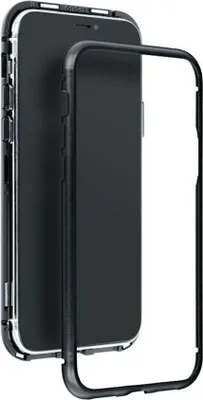 Produktbild von König Design Hülle kompatibel mit Apple iPhone 12 Pro Max Kunststoff Full Cover Handyhülle - Case Schwarz
