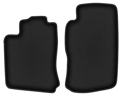 Productafbeelding van Velours voormatten voor Opel Vectra B 1996-2001 (hatchback/sedan/stationwagen/liftback) – 2-delig, zwart, op maat – Wielganizator DURBAN