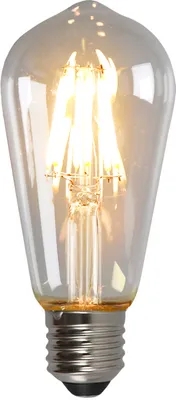 Produktbild von Olucia DECO P45 - E27 LED-Glühbirne im Edison-Stil - 4 W - 2700 K - Dimmbar - Transparent