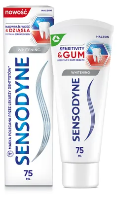 Produktbild von Sensodyne Empfindliche Zähne & Zahnfleisch Whitening, 75ml