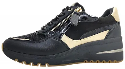 Produktbild von Marco Tozzi sportlicher Schnürer Schwarz in Gr. 37