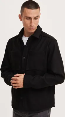 Produktbild von !Solid SDTam Herren Freizeithemd Hemd Shacket Fleecehemd Hochwertige und robuste Polyester Qualität wärmend Hemdkragen