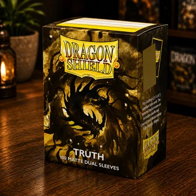 Immagine prodotto di Dragon Shield: Truth - Bustine protettive opache, doppia protezione - Formato standard, productTiles.product.images.aiGenerated