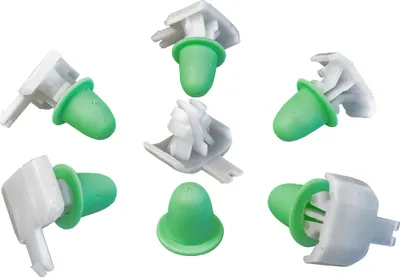 Produktbild von 10x Zierleistenklammer Halterung mit Tülle für VW Passat B | 3B0853575