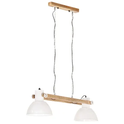 Zdjęcie produktu dla Industrialna Lampa Wisząca, 25 W, Biała, 109 Cm, E27 Lumarko!