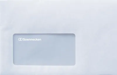 Produktbild von Briefhülle 1332 C6 mit Fenster selbstklebend weiß 25 Stück Packung mit 40 Stück