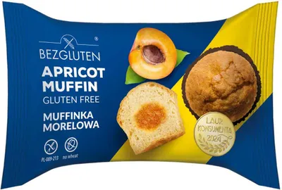Produktbild von Bezgluten Aprikosen Muffin 60g