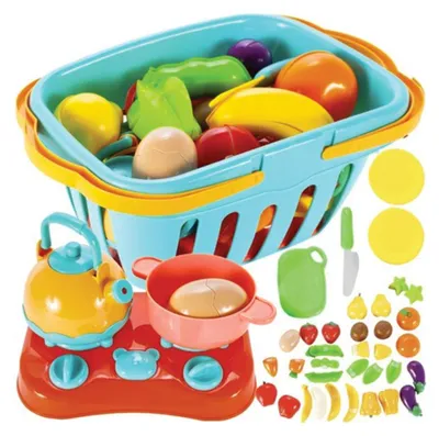 Produktbild von Gemüse- und Obstset zum Schneiden mit Kocher
