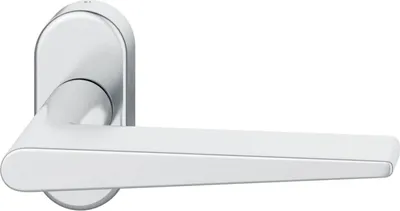 Produktbild von FSB Rahmentürdrücker 09 1005 Hochhaltefeder B ovale Rosette Edelstahl matt