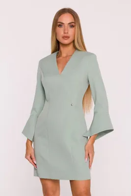 Obrázok produktu pre Made of Emotion Dámske mini šaty Ruhnuensur M876 mätová L