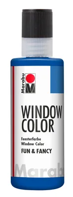 Image de Marabu 0406 04 055 Window Color fun&fancy, Ultramarinblau 055, 80 ml