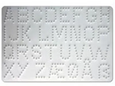 Image de Plaque à crayons BUCHSTABEN, 1 pièce