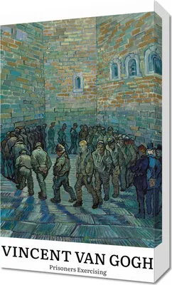 Image de Tableau 30 x 50 cm Design Prisoners, Van Gogh Vintage pour le salon