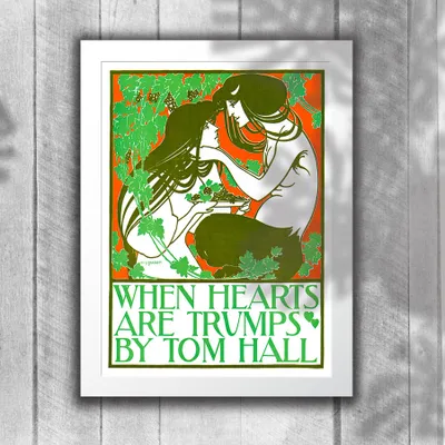 Produktbild von Wandposter - Liebespaar Kunst - A2 (42 cm x 59,5 cm)