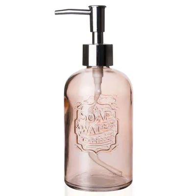 Produktbild von ORION Seifenspender aus Glas, Flüssigseifen-Spender, Spülmittel-Spender Retro-Stil