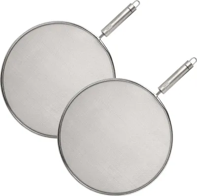 Image de Set de 2 couvercles de cuisine 29/29 cm en acier inoxydable avec 2 ustensiles Fackelmann Basic