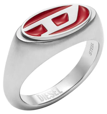 Immagine prodotto di Anelli da dito anello con sigillo argento diesel 20 collezione anello - uomo