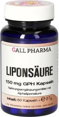 Produktbild von GALL PHARMA Liponsäure 150 mg GPH Kapseln, 60 St. Kapseln