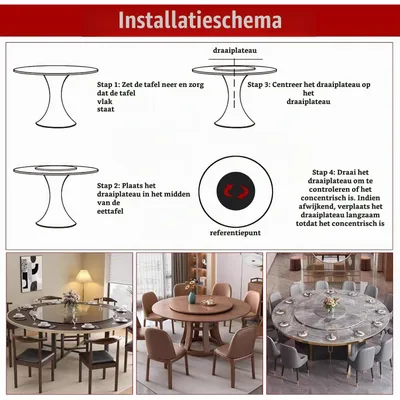Zdjęcie produktu dla Obrotowa podstawka - Aluminium - 25,6 cm - 360 stopni - Podstawka prezentacyjna