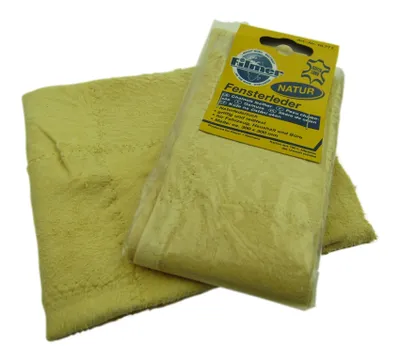 Produktbild von PROFI PREMIUM Natur ECHT-Leder Autoleder Fensterleder Ledertuch Lappen Schwamm