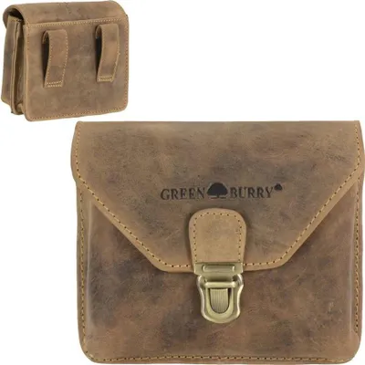 Image de Sac banane Greenburry Vintage en cuir de vachette, poche latérale 1754V-25
