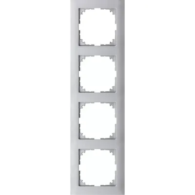 Obrázok produktu pre Merten Rahmen 4fach aluminium MEG4040-3660 (MEG4040-3660)