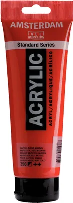 Produktbild von Amsterdam Standard Series Acrylfarbe Tube 250 ml Naphtholrot Mittel 396