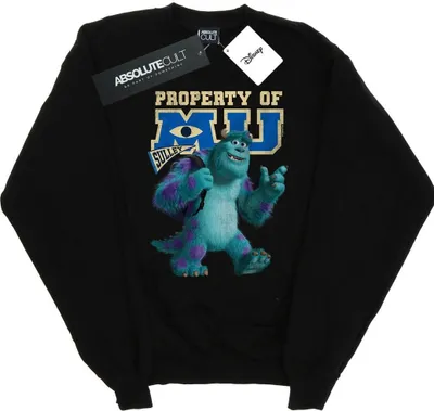 Produktbild von Disney - "Monsters University Property Of MU" Sweatshirt für Herren BI40418 (4XL) (Schwarz)