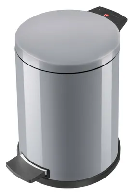Produktbild von Hailo ProfiLine Solid 14. Kompakter Tretabfallsammler , silber