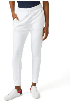 Productafbeelding van Nautica Damen joggingbroek van gebreid materiaal, helderwit, maat M