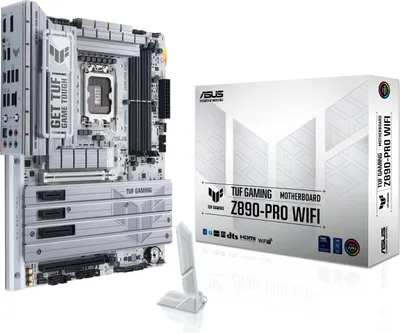 Zdjęcie produktu dla ASUS TUF GAMING Z890-PRO WIFI, Intel, LGA 1851 (Socket V1), Intel Core Ultra (Series 2), LGA 1851, DDR5-SDRAM, 192 GB