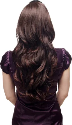Produktbild von WIG ME UP Haarteil Halbperücke Kämme Braun-Mix wellig H9310-2T33