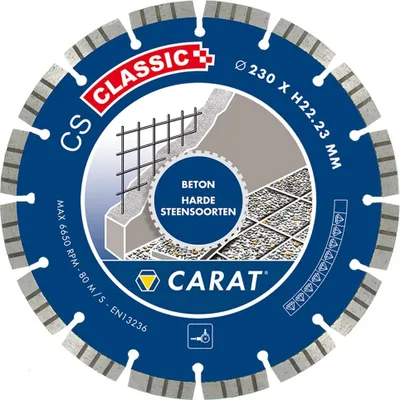 Produktbild von Carat Diamantzaag Beton Ø125x22,23Mm, Cs Classic