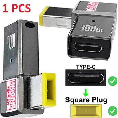 Produktbild von 11,0 X 4,5 Mm USB C Konverter PD 100W Netzteil DC zu Typ C For Lenovo ThinkPad