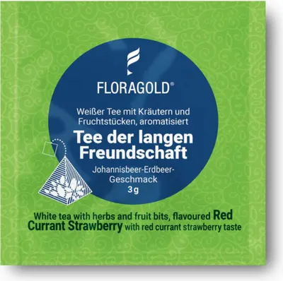 Produktbild von Floragold Weißer Tee - Tee der langen Freundschaft, 100er Pyramidenbeutel