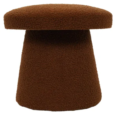 Productafbeelding van Opbergkruk TEDDY, rond, bekleed, 40 x 37 cm