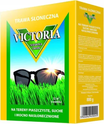 Obrázek produktu pro Victoria slunečnicová semena tráva pro suché oblasti 0,8 kg