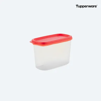 Produktbild von Tupperware Vorratsbehälter 1,1L, luftdicht, transparent, modular, Klappdeckel, für Trockenwaren, 9,5x11,5x18,5cm