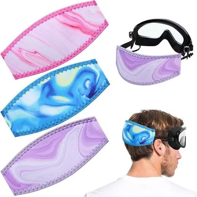 Produktbild von Famanu Neoprenband für Tauchmasken - 3er Set, Blau