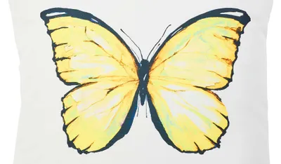 Produktbild von done.® Kissen Cushion Outside Butterfly Dessin Schmetterling– ca. 65 x 65 cm