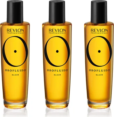 Produktbild von Revlon Orofluido Elixir 3 x 100 ml Haarbehandlung für Glanz Set