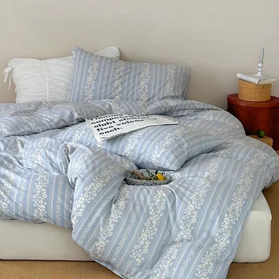 Produktbild von Omgoods – Bettwäsche-Set, 155 x 220 cm, -Bettbezug mit 1 Kopfkissenbezug