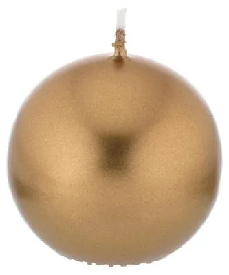 Produktbild von Kugelkerzen Metallic-Lack Kupfer Ø 8 cm, 6 Stück