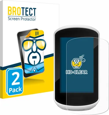 Produktbild von 2x Für Garmin Edge Explore 2018 Schutzfolie BROTECT Displayschutz Display Schutz Folie Klar Transparent