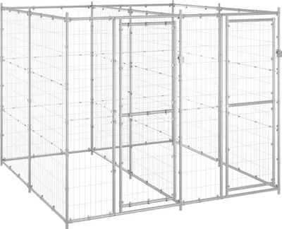 Image de Chenil extérieur Acier galvanisé 4,84 m²